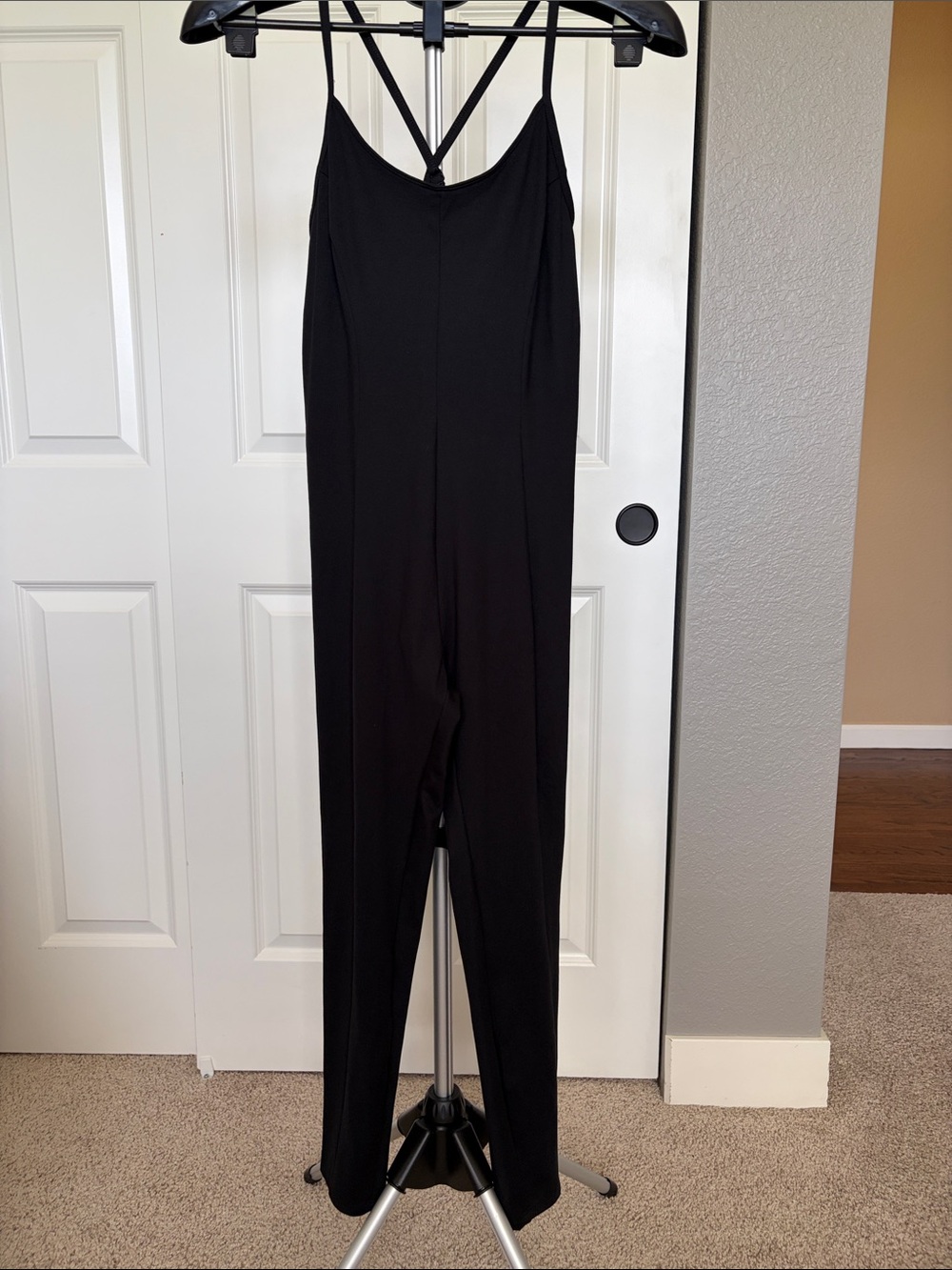 Victoria's Secret Black Strappy Jumpsuit
